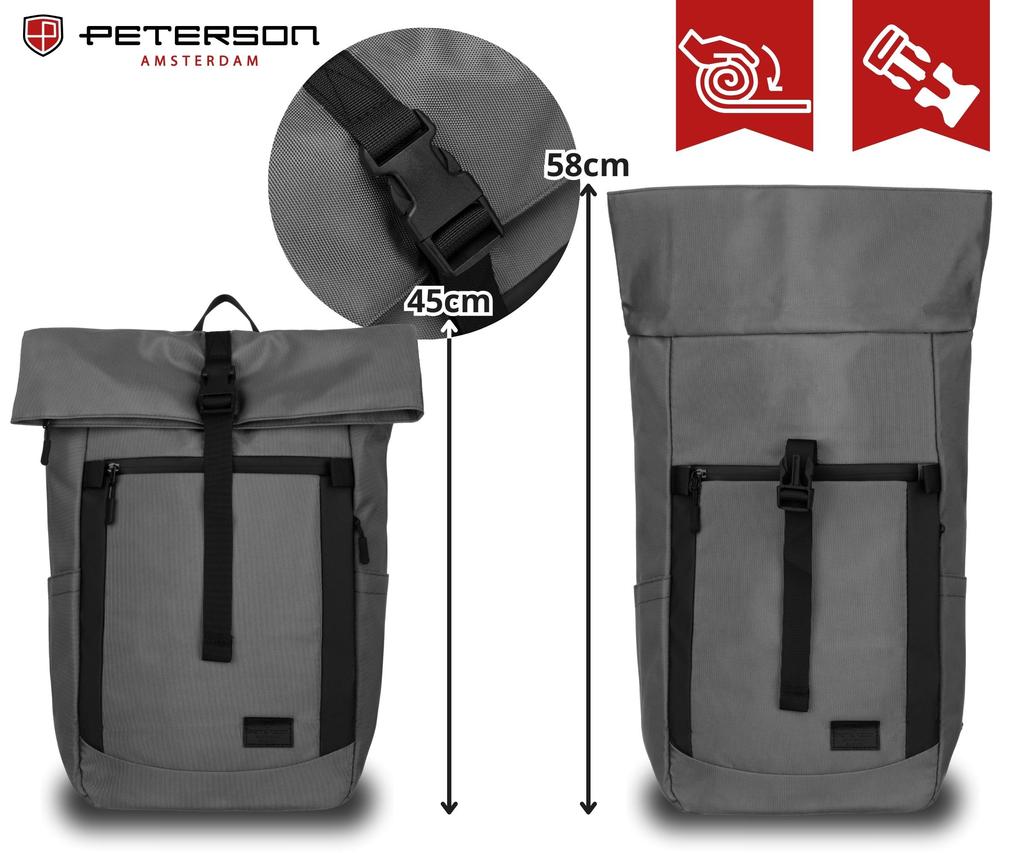 PTN RIO-9091 GRAY City Backpack