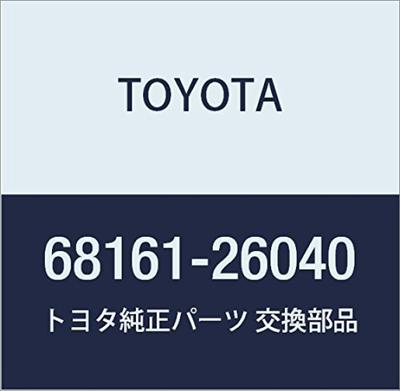 Genuine Front Door Glass Weatherstrip Assembly for Toyota Part Number (Outside Right) Hiace/Regius Ace, 68161-26040
