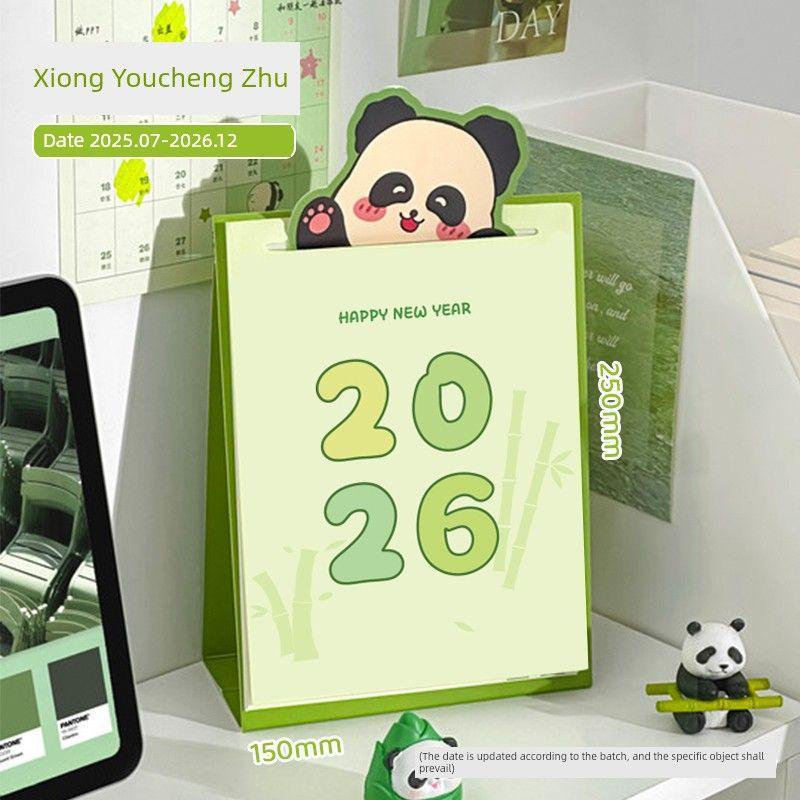 

Grade Three Class Two Panda Park Desk Calendar 2026 New Arrival Desktop Decoration Postgraduate Entrance Examination Countdown Calendar Notebook Xiong Youcheng Zhu [I .E. Month -2026.12]]