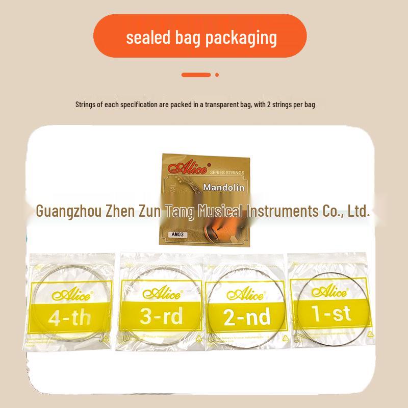 Alice AM03/04 AM05 Mandolin String Set - National Musical Instruments