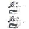 Set Costume Lupo Maschera Facciale Lupo Coda Lupo Guanti per Bambino Adulto Mascherata Compleanno Natale Halloween Costume Animale