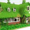 Giant Bean Bag Chairs by Sankei 1/150 Studio Ghibli Series Kiki's Delivery Service Kiki and Jiji's House (Okino Residence) MK07-22 Papercraft