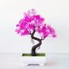 Zahradní aranžmá Ozdoby Plastové Rostliny Bonsaje Malý stromeček Květináč Falešná rostlina Hrnková květina Domácí pokojová dekorace na stůl