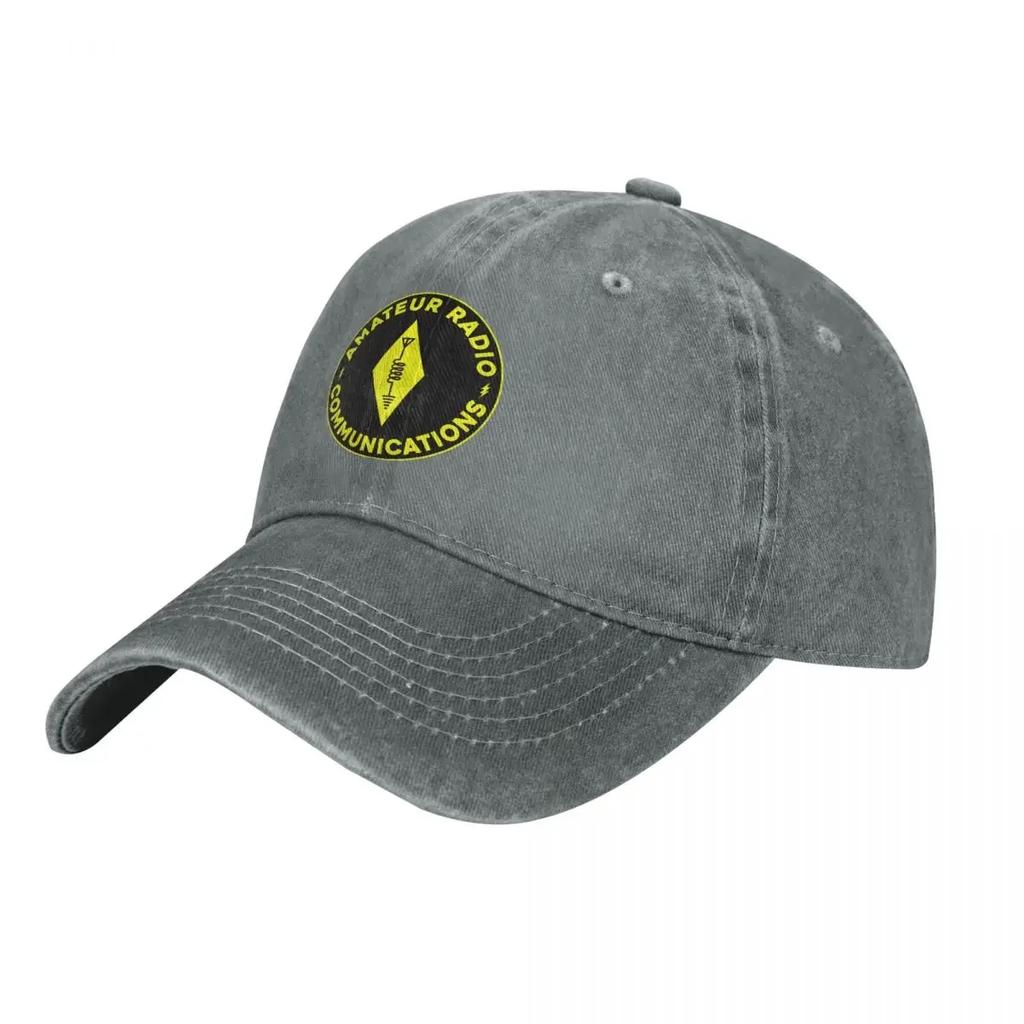 2026 Amateur Radio Communications Washed Baseball Cap Funny Logo Classic Trucker Hat Summer Unisex Men Kpop Rock Baseball Caps