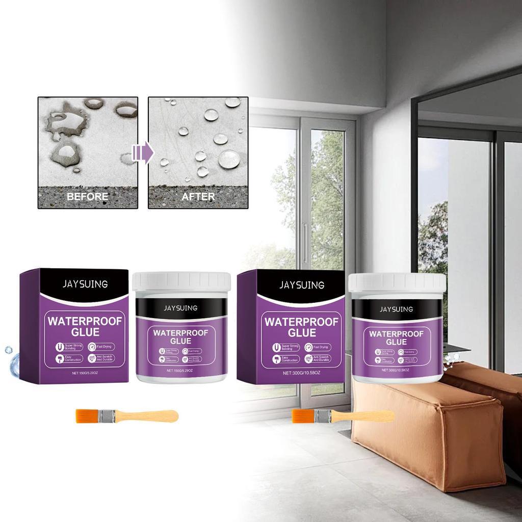 Jaysuing Waterproof Sealant for roof, bathroom, wall, floor gaps repair, multi-purpose sealant waterproof 150g/300g