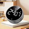 Digital Kitchen Timer Pomodoro Timer Rotating Dial Count Up Down with Magnetic Back 3 Preset Times Large LED Display