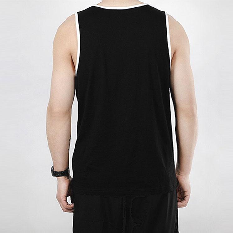 Puma Knit Round-Neck Breathable Basketball Vest Men Tops Black 597456-01