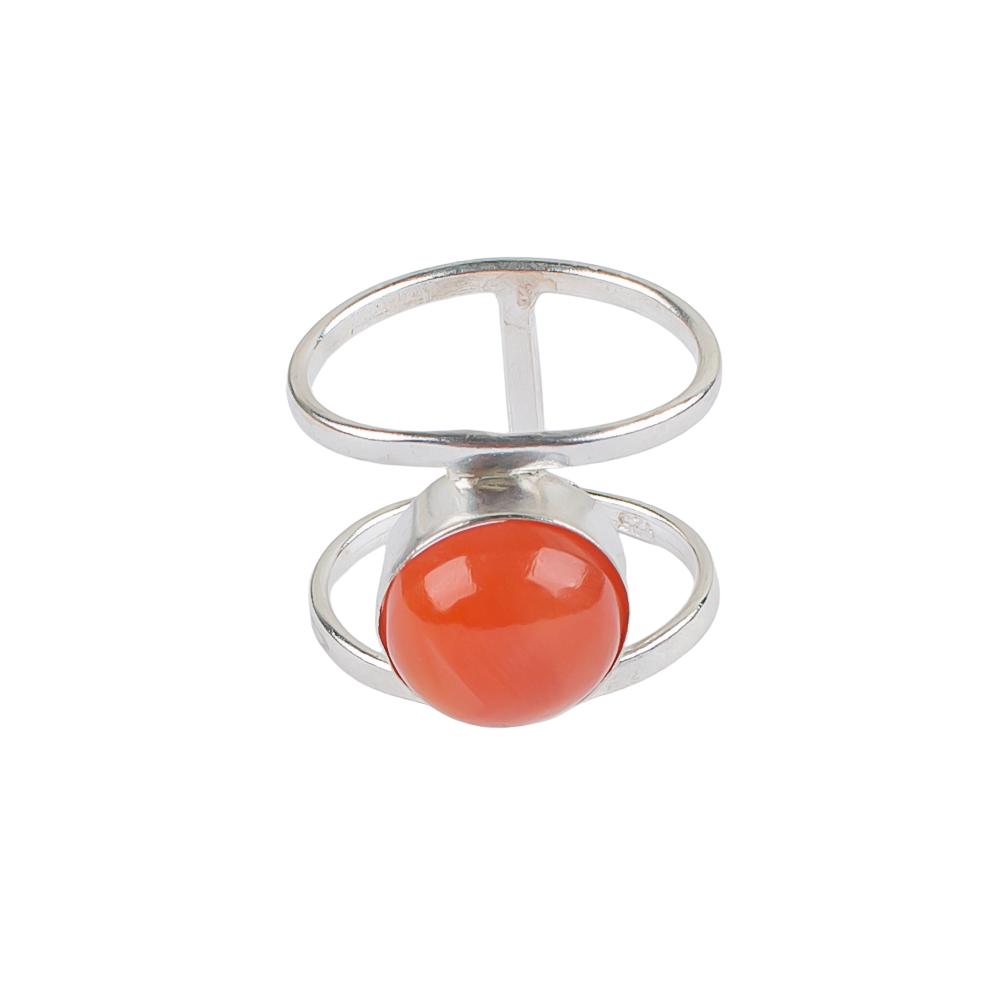 Carnelian Gemstone 925 Sterling Silver Jewelry Handmade Beautiful Ring For Women RR-13-32