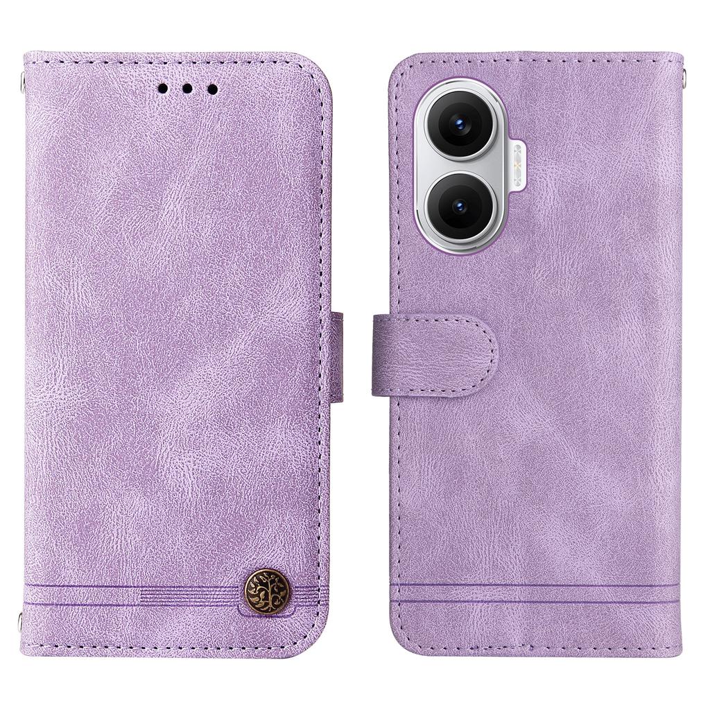 For Xiaomi Poco F7 5G/Redmi Turbo 4 Pro 5G Leather Wallet Cases Skin Touch Phone Cover Stand with Strap