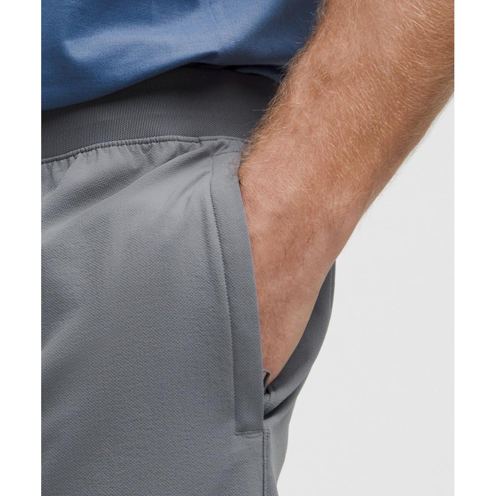 Lululemon Lizenz zum Trainieren Linerless Short 7   Aktualisiertes Solar Grau