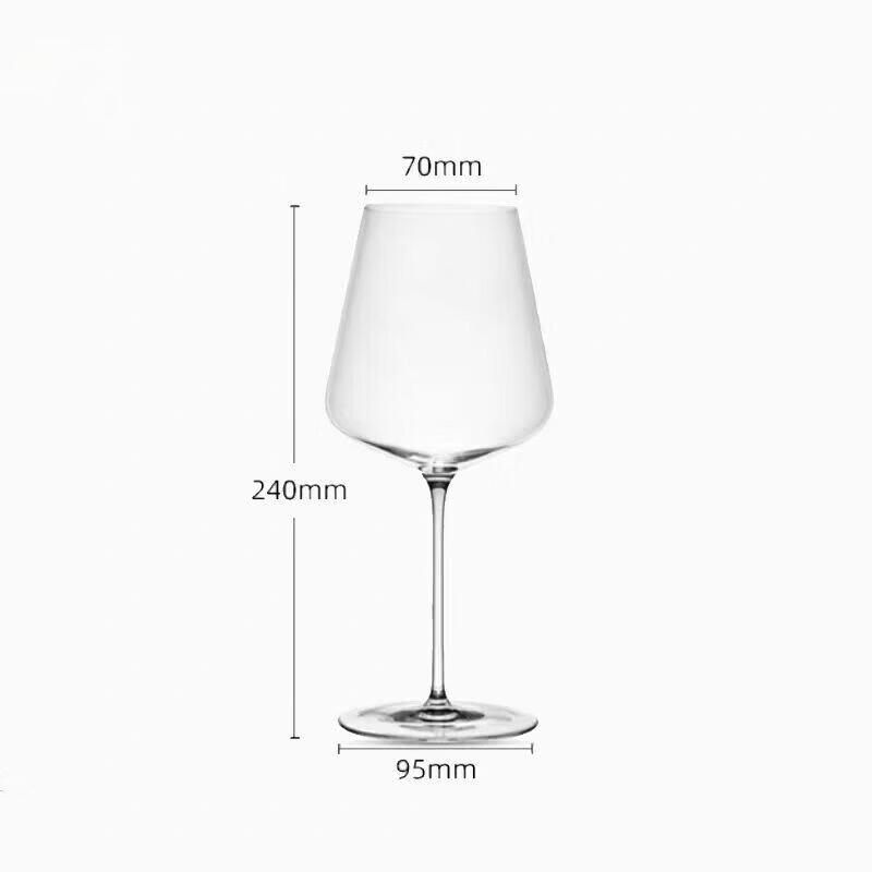 Shangqi Ultradünne Kristall Burgunder Weingläser