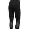 Adidas Aeroready Own The Run Solid Letter Print Slim Fit Seven-Quarter Leggings Women Leggings Black FL7804