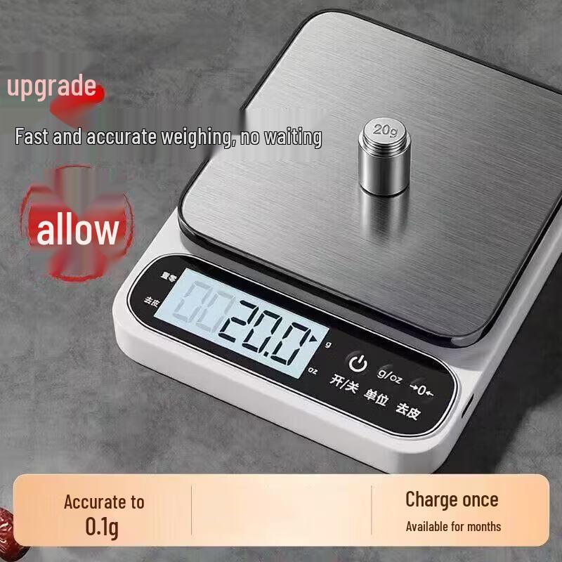 Junshenghuiyi High-Precision Electronic Kitchen Scale