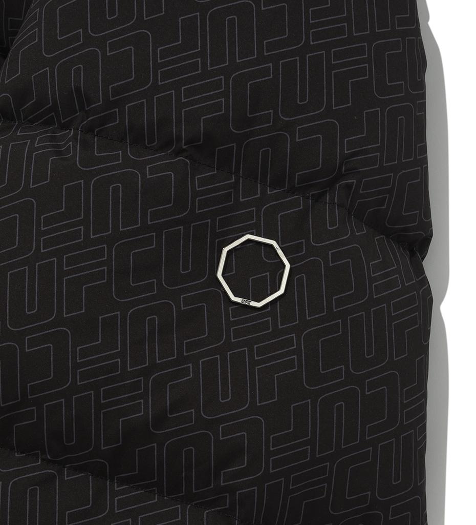 Ufc Sport Ufc Line Monogram Relaxed Fit Down Jumper Black U1Dju4302Bk