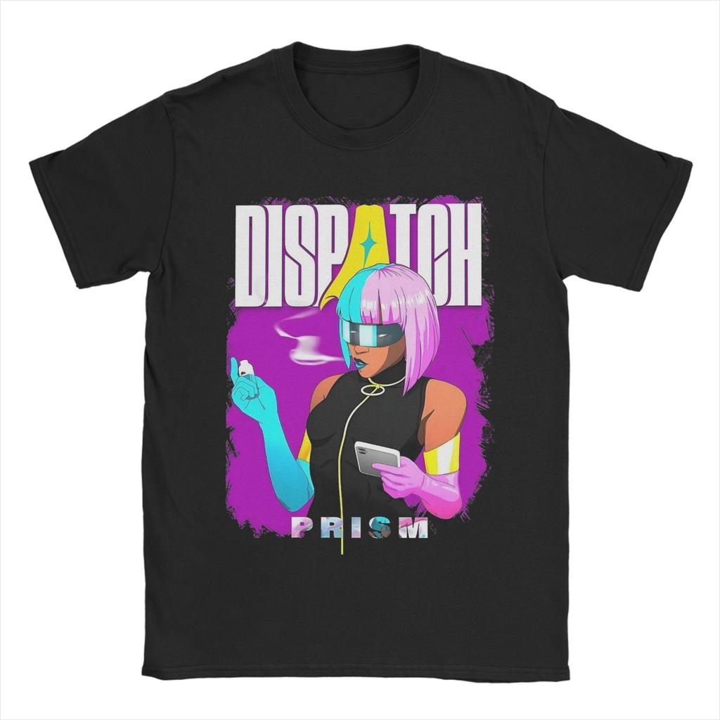 Summer Mecha Men Robert Robertson Dispatch Game  T Shirt For Unisex  Pure Cotton T-shirts Short Sleeve Tops