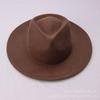 Autumn and winter fashion jazz top multi-color wool top hat daily travel photo concave wool felt hat women