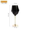 Phnom Penh Vetro Placcato Nero Calici da Vino Rosso Coppa da Champagne Colorata Calici da Vino Whiskey Soggiorno Bar Casalingo Articoli da Bar