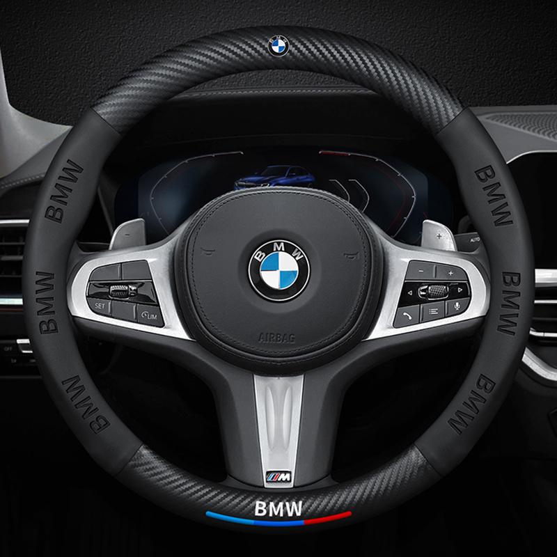 For BMW 1 2 3 5 6 7 Series F20 F30 E46 E90 E60 F30 E39 F10 F20 E87 E36 E92 X1 X2 X3 X5 X7 Car Steering Wheel Cover Accessories