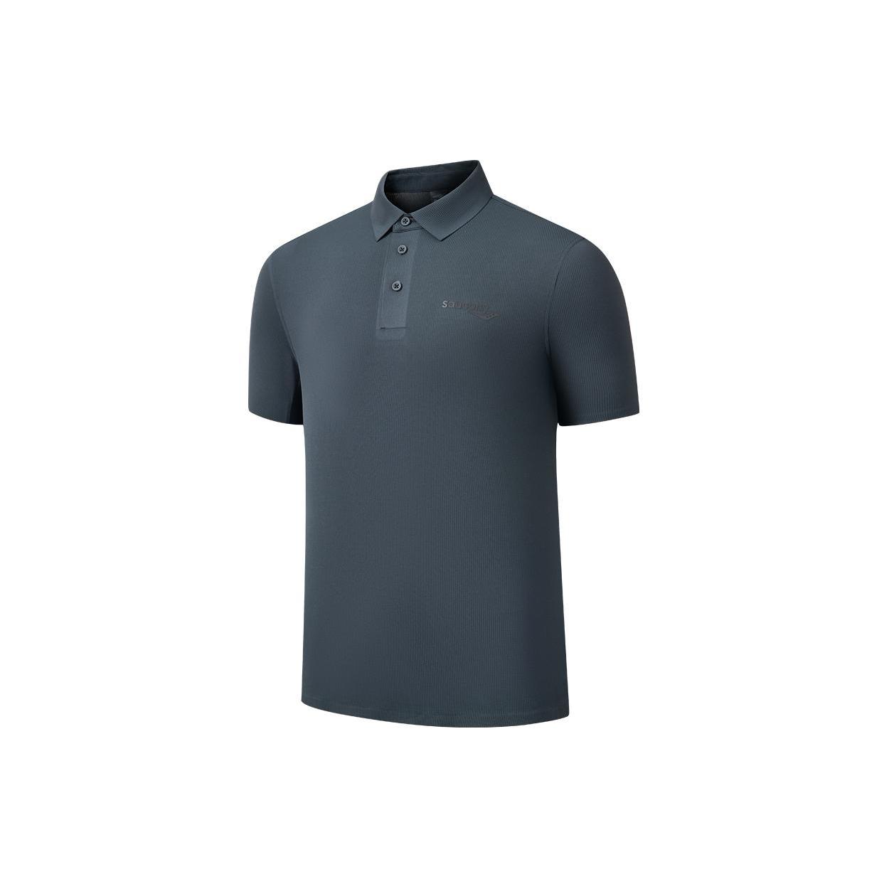 Saucony Polo Shirt Men s Jet Black SC2249041B-BK01 M
