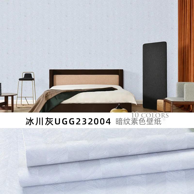 Plain linen wallpaper with herringbone pattern bedroom living room background wallpaper  wall papers home decor