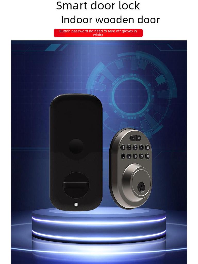 Smart Electronic Keypad Deadbolt Lock with Automatic Door Control