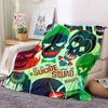 1 Stück Decke mit Horrorfilm-Thema, Ganzjahres-Leichtgewicht für Zuhause, Büro, Outdoor-Nickerchen, Multifunktionale Decke, Halloween-Geschenke
