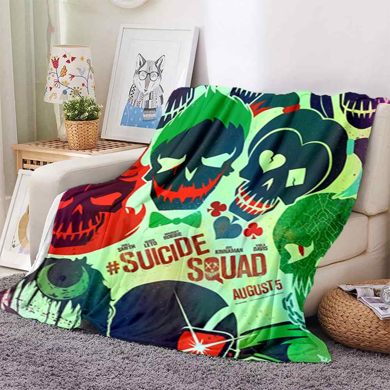 1 Stück Decke mit Horrorfilm-Thema, Ganzjahres-Leichtgewicht für Zuhause, Büro, Outdoor-Nickerchen, Multifunktionale Decke, Halloween-Geschenke