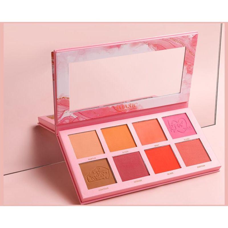 IMAGIC - 8 Colours Contour & Blush Palette