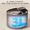 3L Automatic Pet Drinking Fountain USB Smart Sensing Dogs Cats Electric Mute Water Feeder Circulation Filter Pet Water Dispenser