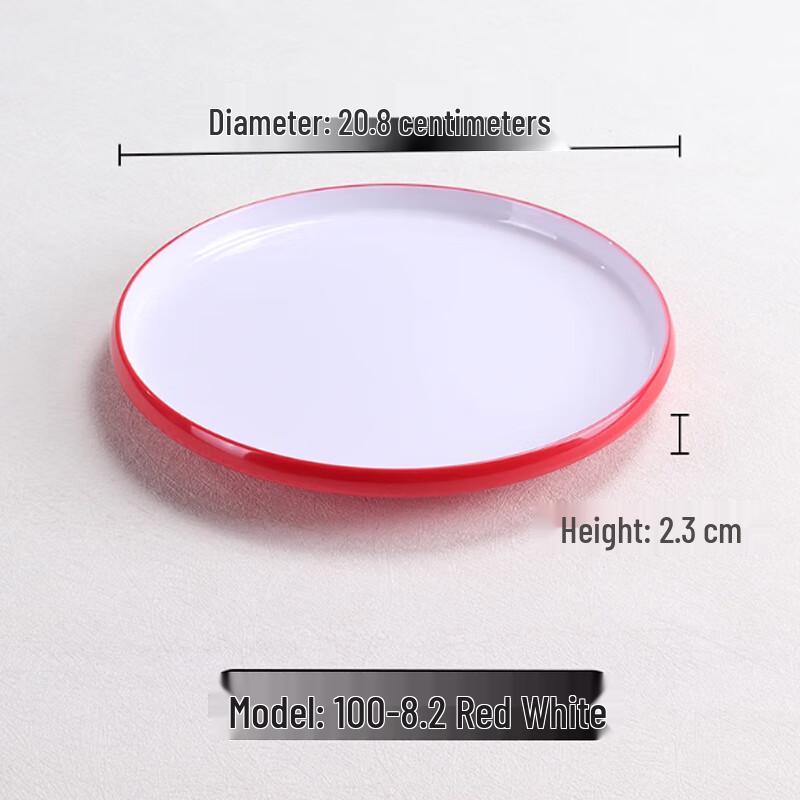 SPSR Melamine Dining Plates - Set of 10