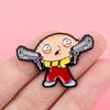 Funny Chicken Enamel Pin Cartoon Brooch Pines Lapel Pins Badge On Backpack Clothing Accessories Fashion Jewelry Friends Gifts