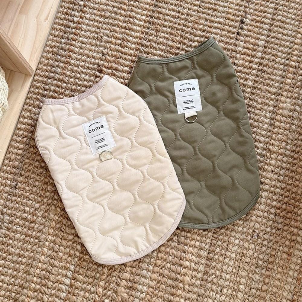 Mit D-Ring Haustierjacke Dick Warm Welpenmantel Neu Winter Haustier Hundeweste für Klein Mittel Haustier