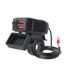 Motorbike Motorcycle Charger Socket Waterproof Power Adapter with Switch Voltmeter Voltage Display PD QC3.0 Fast Charger