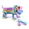 3D Printed Dachshund Articulated Skeleton Dachshund Figurine Collectible Skeleton Dog