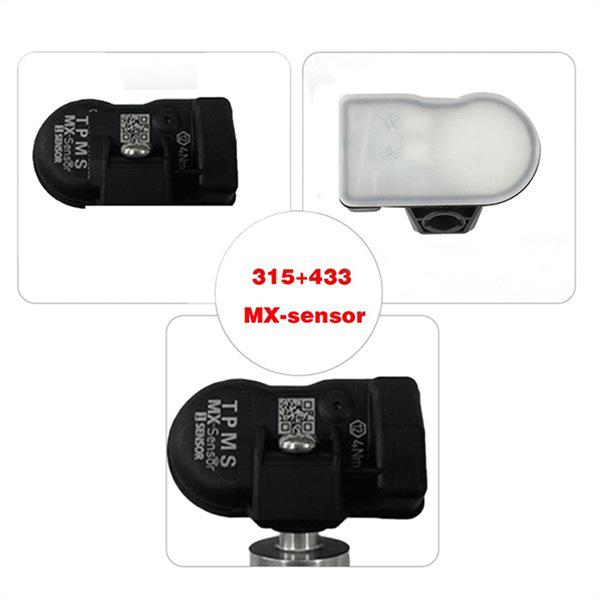 

Universal Programmable Tire Pressure Sensors: Dual-Frequency 315-433MHz, Aluminum, 3-Pack None