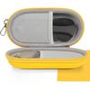 1pc Double Mirror Box, With Zipper Closure & Clip,Portable Eyewear Storage Box for 2 Glasses,Sunglasses Holder, Colored Contacts