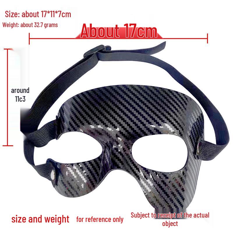 Sportovní ochranná maska na obličej pro fotbal a basketbal - Unisex výkonnostní a kostýmová pro Halloween