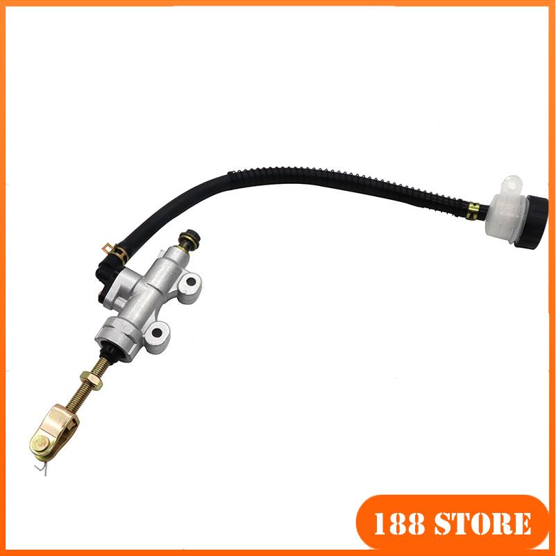 Universal Motorcycle Rear Brake Pump Hydraulic Master Cylinder For ATV 50-250CC Pit Dirt Bike