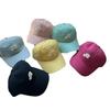 New Dopamine colored Fashion Letter Baseball Hat for Women with Versatile Face  Small Curved Brim Baseball Hat for Students