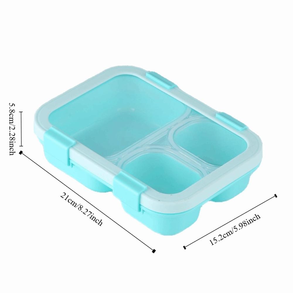 with Tableware Macaron Color Lunchbox With Tableware Camping Food Container  Kitchen Supplies