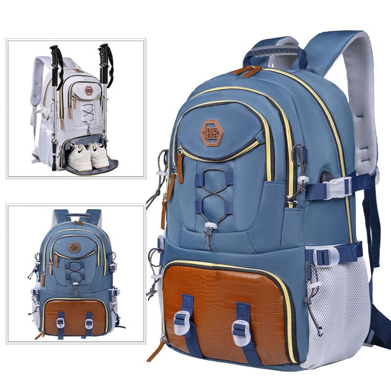 High-Capacity Oxford Cloth Travel & Mountaineering Backpack