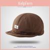Hoboo Soft Brim Work Cap With Embroidered Letters For Streetwear And Sun Protection