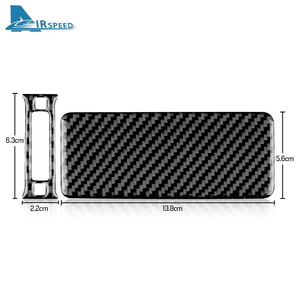 Real Soft Carbon Fiber for Infiniti Q50 2013 2014 2015 2016 2017 2018 2019 2020 Accessories Car Rear Panel Air Outlet Sticker