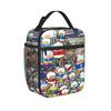 Pekkle Duck Insulated Lunch Bags Cooler Bag Reusable,Meal Container Cute Cartoon Lunch Box Tote Bento Pouch College Outdoor