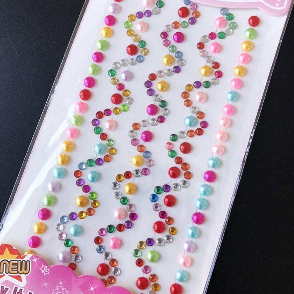 DIY Mobile Phone 3D Gem Stickers Scrapbooking Crystal Rhinestone Sticker  Children Toy