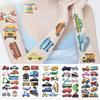 New Cartoon Vehicle Tattoo Stickers for Waterproof Party Gift Funny DIY Fun Face Stickers