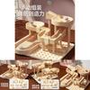 Marble Run Wooden Building Blocks For Kids With Beechwood Tracks For Creative Play