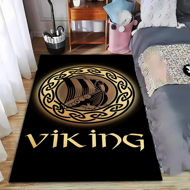 

Fantasy Artwork Carpet with Owl, Deer, Dragon, Tree Motif, and Woven Knot Details Suitable for use as an anti-slip for room and bedroom sofas 40x60cm( 15x23in )