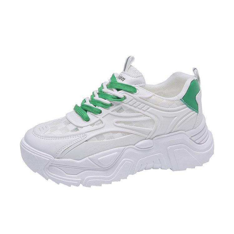 

Daddy Shoes Женская смешанная партия Весна Новые Маффин резиновые мягкие подошвы однотонные женские базовые кроссовки женские 40