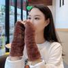 Fashion Women's Gloves Arm Warmers Solid Color Half Gloves Keep Warm Fingerless Mittens Winter Autumn